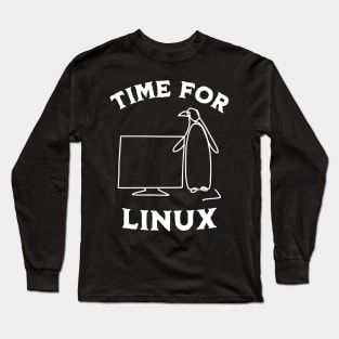 Time for Linux Long Sleeve T-Shirt